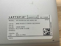 Hp probook 635 aero g8 laptop (2x) - afbeelding 4 van  5