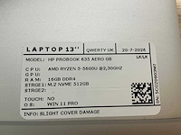 Hp probook 635 aero g8 laptop (2x) - afbeelding 5 van  5