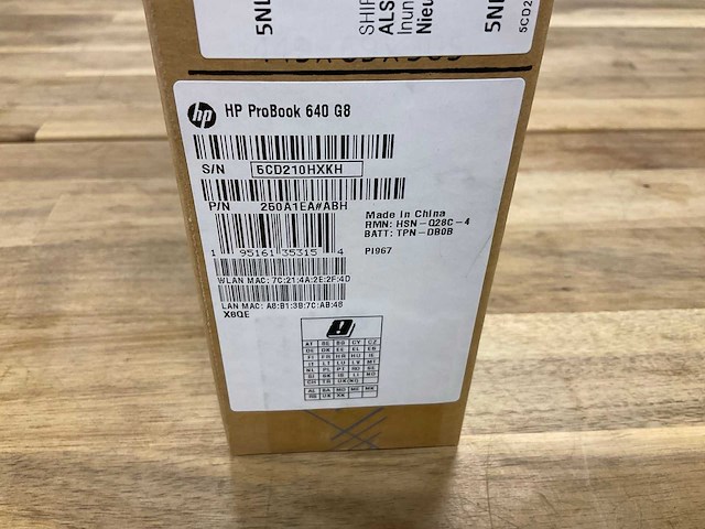 Hp probook 640 g8 laptop - afbeelding 4 van  5