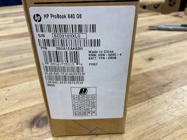 Hp probook 640 g8 laptop - afbeelding 2 van  3