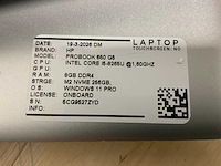 Hp probook 650 g5 laptop (3x) - afbeelding 9 van  9