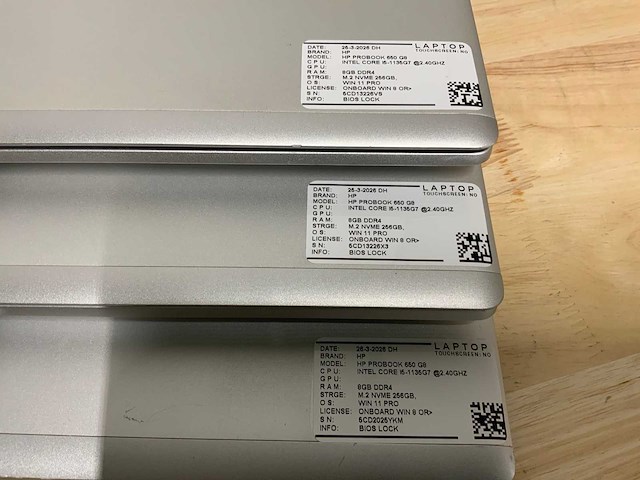 Hp probook 650 g8 laptop (3x) - afbeelding 3 van  9