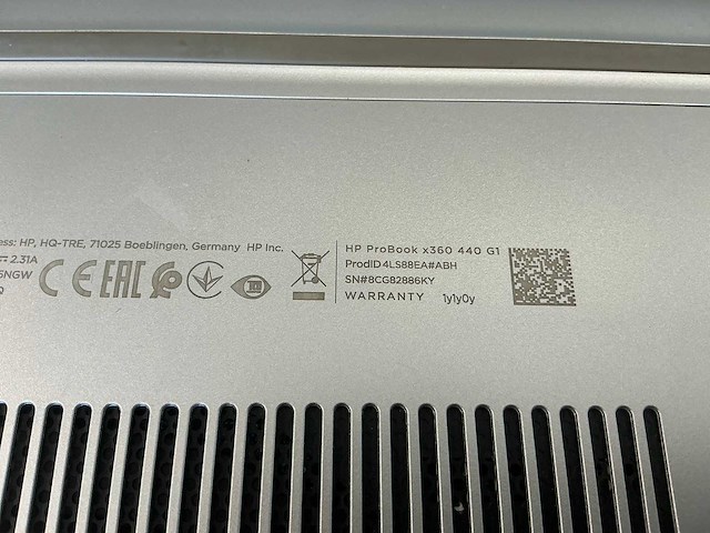 Hp probook x360 440 g1 laptop - afbeelding 7 van  7