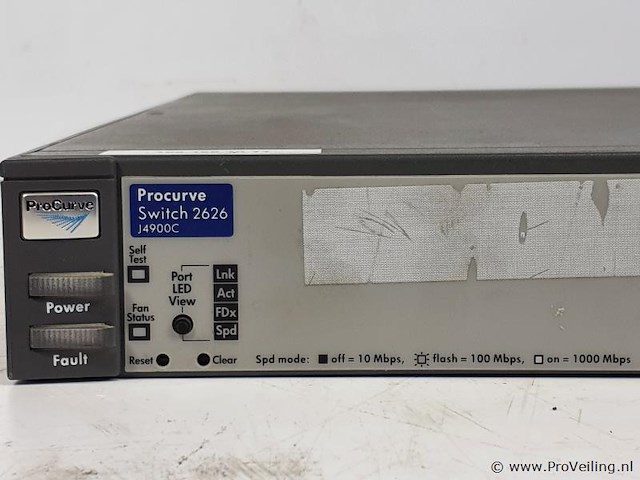 Hp procurve 2626-24 switch - j4900c - fast ethernet 10/100 - afbeelding 3 van  5