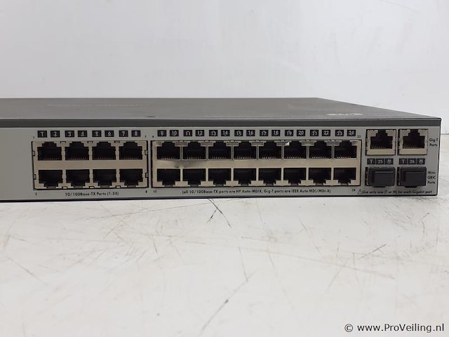 Hp procurve 2626-24 switch - j4900c - fast ethernet 10/100 - afbeelding 4 van  5