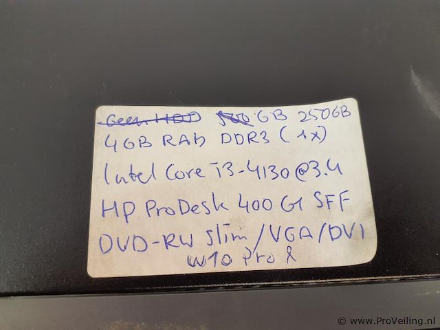 Hp prodesk 400 g1 sff - 2 stuks - afbeelding 3 van  10