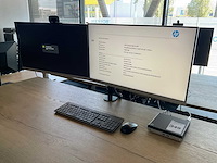 Hp prodesk 400 g3 desktop met monitoren - afbeelding 2 van  9