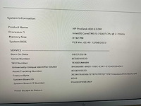 Hp prodesk 400 g3 desktop met monitoren - afbeelding 3 van  9