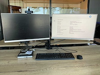 Hp prodesk 400 g3 desktop met monitoren - afbeelding 1 van  9