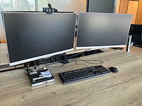 Hp prodesk 400 g3 desktop met monitoren - afbeelding 6 van  9