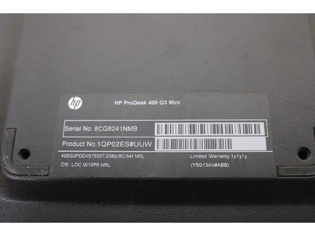 Hp prodesk 400 g3 mini pc - afbeelding 5 van  9