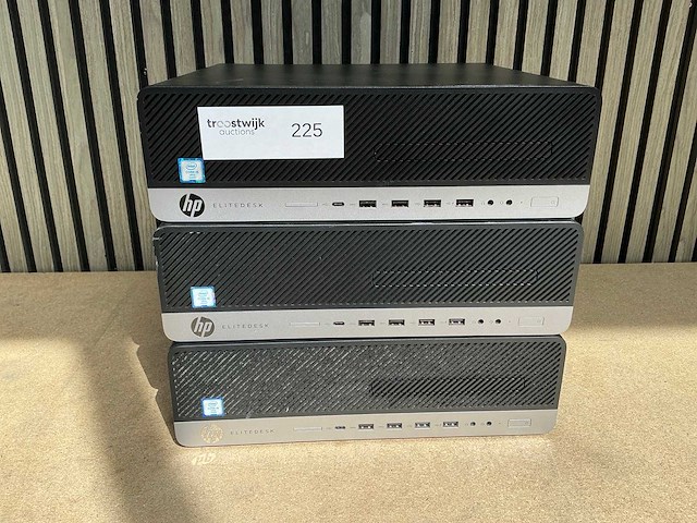 Hp prodesk 400 g3 sff desktop (3x) - afbeelding 1 van  3