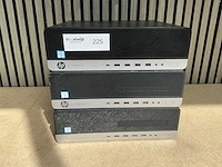 Hp prodesk 400 g3 sff desktop (3x) - afbeelding 1 van  3