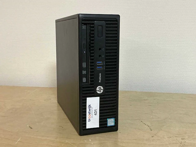 Hp prodesk 400 g3 sff desktop - afbeelding 2 van  3