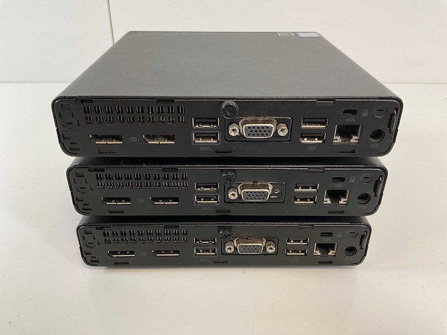 Hp prodesk 400 g4 dm, core(tm) i5 8th gen, 8 gb ram, 256 gb nvme mini desktops (3x) - afbeelding 5 van  6