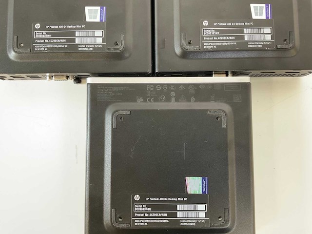 Hp prodesk 400 g4 dm, core(tm) i5 8th gen, 8 gb ram, 256 gb nvme mini desktops (3x) - afbeelding 6 van  6