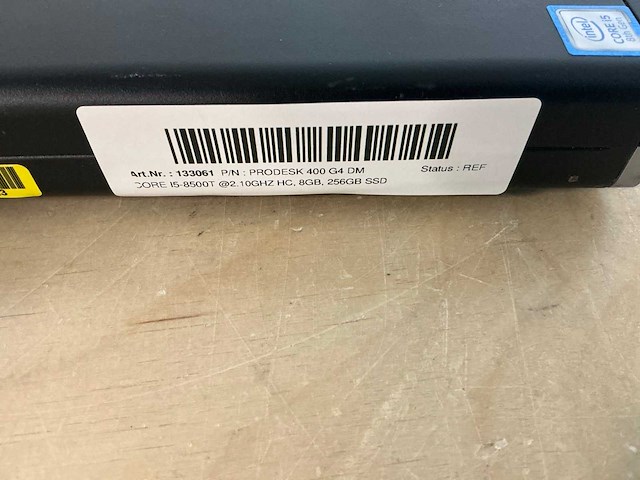Hp prodesk 400 g4 dm desktop - afbeelding 5 van  5