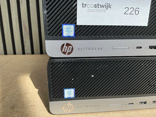 Hp prodesk 400 g4 sff desktop (2x) - afbeelding 2 van  4