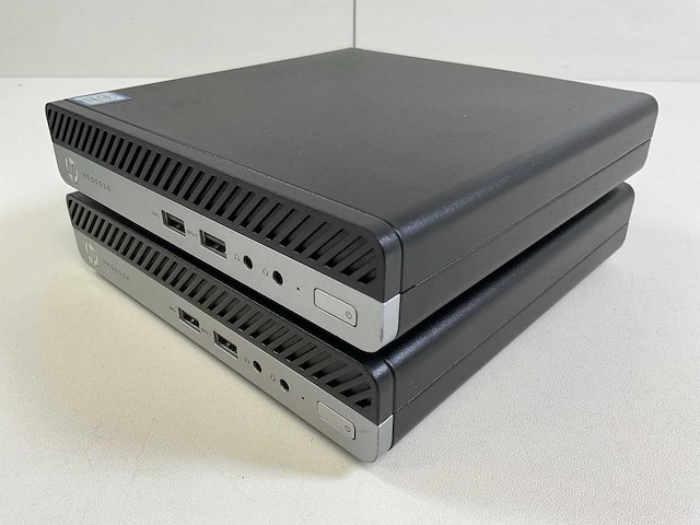 Hp prodesk 400 g5, core(tm) i3 9th gen, 8 gb ram, 256 gb nvme mini desktops (2x) - afbeelding 3 van  5