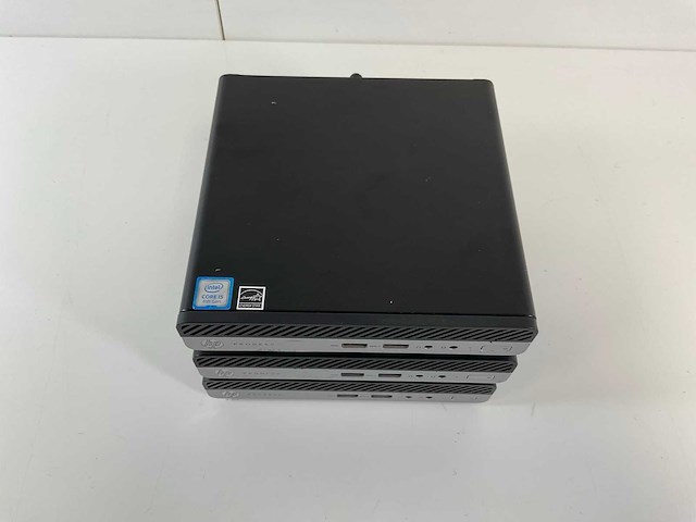 Hp prodesk 400 g5, core(tm) i5 8th gen, 8 gb ram, 256 gb nvme mini desktops (3x) - afbeelding 2 van  6