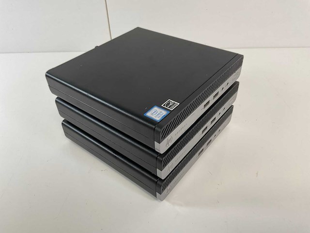 Hp prodesk 400 g5, core(tm) i5 8th gen, 8 gb ram, 256 gb nvme mini desktops (3x) - afbeelding 3 van  6