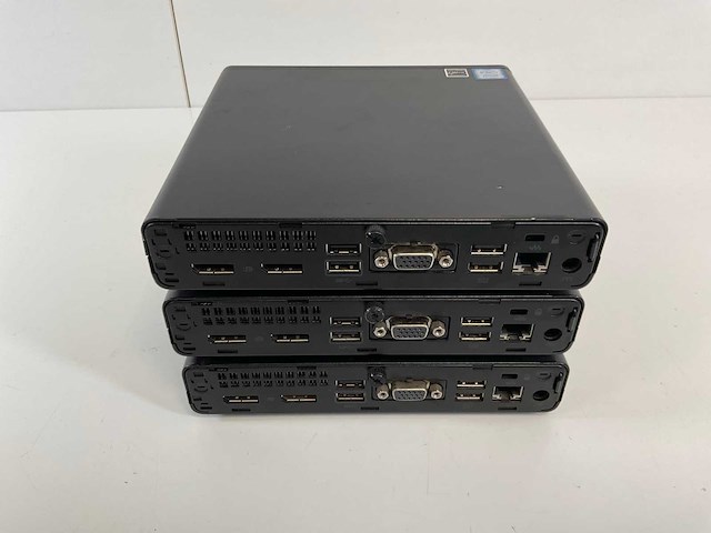 Hp prodesk 400 g5, core(tm) i5 8th gen, 8 gb ram, 256 gb nvme mini desktops (3x) - afbeelding 5 van  6