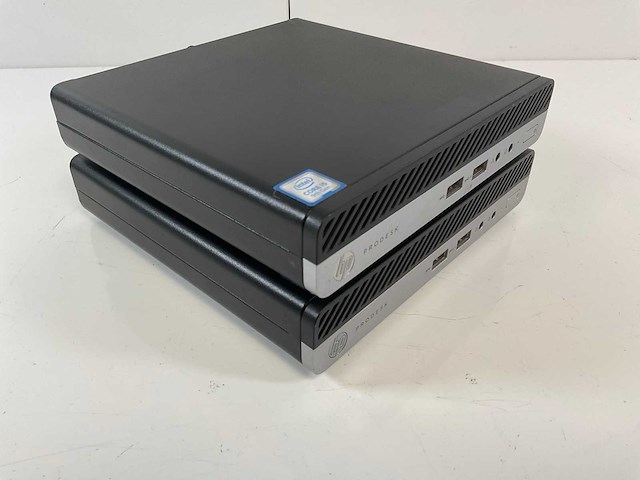 Hp prodesk 400 g5, core(tm) i5 9th gen, 8 gb ram, 256 gb nvme mini desktops (2x) - afbeelding 2 van  6