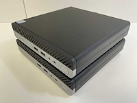 Hp prodesk 400 g5, core(tm) i5 9th gen, 8 gb ram, 256 gb nvme mini desktops (2x) - afbeelding 1 van  5