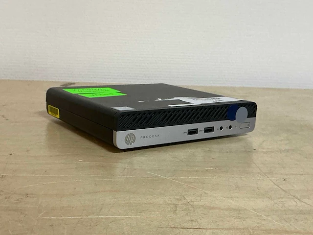 Hp prodesk 400 g5 dm - i3-9500t desktop - afbeelding 1 van  3