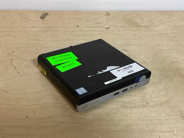 Hp prodesk 400 g5 dm - i3-9500t desktop - afbeelding 2 van  3
