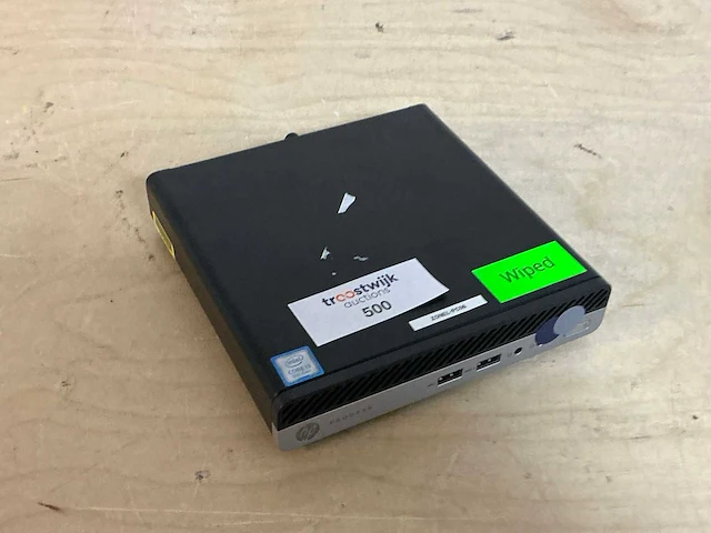 Hp prodesk 400 g5 dm - i3-9500t desktop - afbeelding 2 van  3