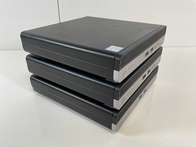 Hp prodesk 400 g5 dm, core(tm) i5 9th gen, 8 gb ram, 256 gb nvme mini desktops (3x) - afbeelding 2 van  5
