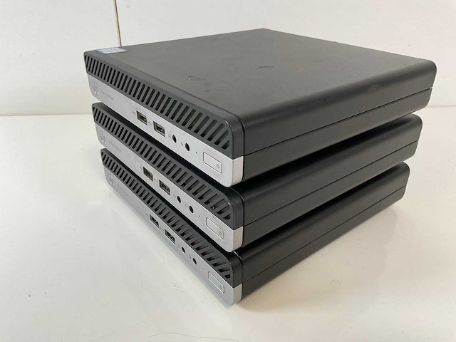 Hp prodesk 400 g5 dm, core(tm) i5 9th gen, 8 gb ram, 256 gb nvme mini desktops (3x) - afbeelding 3 van  5