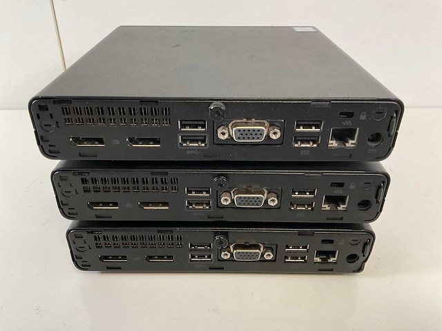 Hp prodesk 400 g5 dm, core(tm) i5 9th gen, 8 gb ram, 256 gb nvme mini desktops (3x) - afbeelding 4 van  5