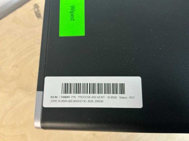 Hp prodesk 400 g5 mt - i5-8500 desktop - afbeelding 4 van  5