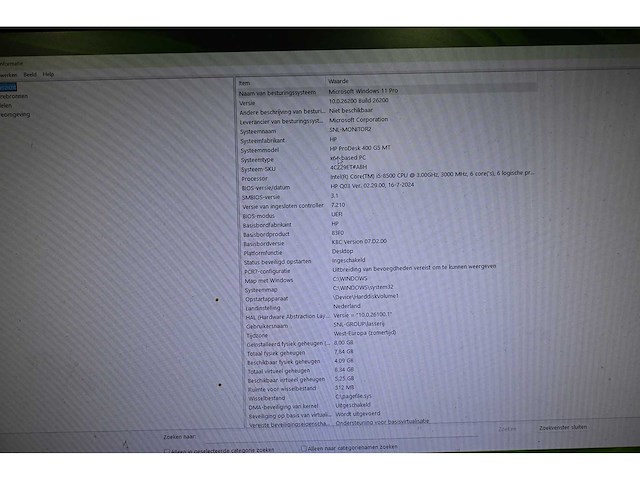 Hp prodesk 400 g5 mt intel core i5-8500 desktop inclusief iiyama-monitor - afbeelding 3 van  4