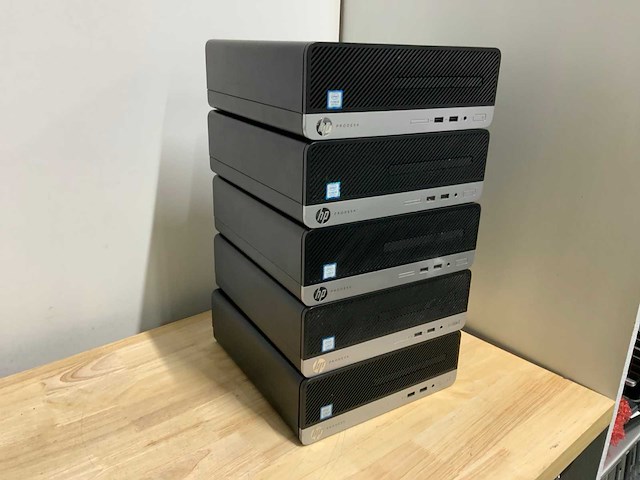 Hp prodesk 400 g5 sff desktop (5x) - afbeelding 2 van  9