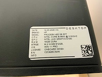 Hp prodesk 400 g5 sff desktop (5x) - afbeelding 5 van  9