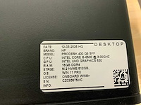 Hp prodesk 400 g5 sff desktop (5x) - afbeelding 8 van  9