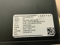 Hp prodesk 400 g5 sff desktop (5x) - afbeelding 7 van  9