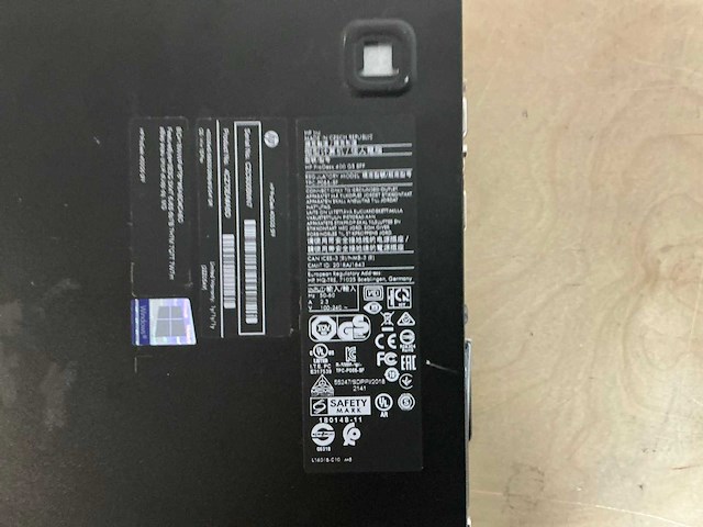 Hp prodesk 400 g5 sff i5-8500 desktop - afbeelding 3 van  4