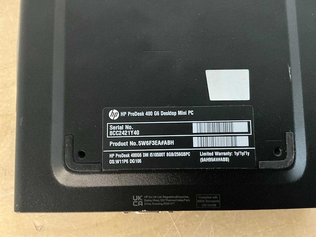 Hp prodesk 400 g6 - i5-10th gen mini pc - afbeelding 5 van  5