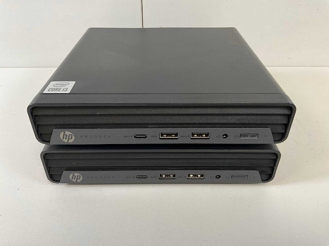Hp prodesk 400 g6, core(tm) i3 10th gen, 8 gb ram, 256 gb nvme mini desktops (2x) - afbeelding 1 van  6