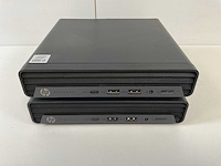 Hp prodesk 400 g6, core(tm) i3 10th gen, 8 gb ram, 256 gb nvme mini desktops (2x) - afbeelding 1 van  6