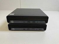 Hp prodesk 400 g6, core(tm) i3 10th gen, 8gb ram, 256 gb nvme mini desktops (2x) - afbeelding 1 van  7