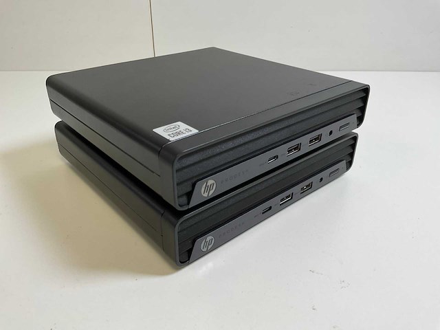 Hp prodesk 400 g6, core(tm) i3 10th gen, 8gb ram, 256 gb nvme mini desktops (2x) - afbeelding 2 van  7
