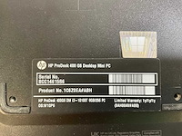 Hp prodesk 400 g6, core(tm) i3 10th gen, 8gb ram, 256 gb nvme mini desktops (2x) - afbeelding 7 van  7