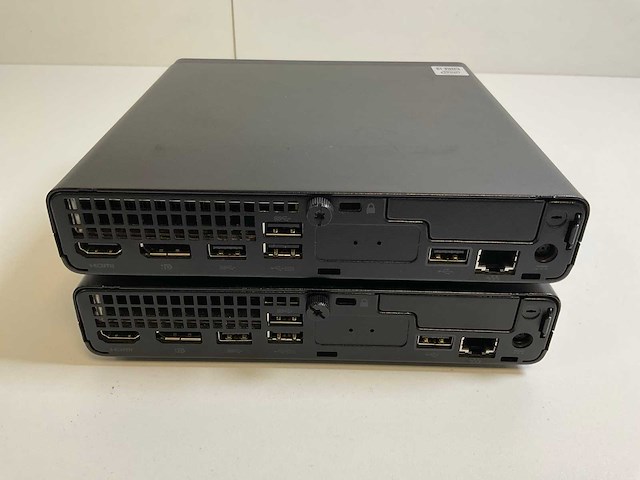Hp prodesk 400 g6, core(tm) i3 10th gen, 8gb ram, 256 gb nvme mini desktops (2x) - afbeelding 1 van  4