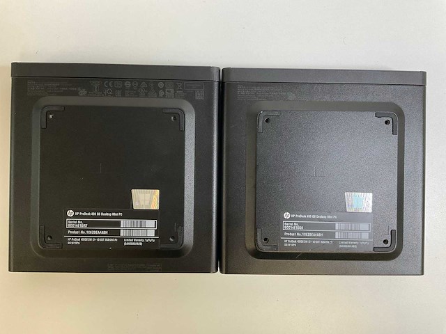 Hp prodesk 400 g6, core(tm) i3 10th gen, 8gb ram, 256 gb nvme mini desktops (2x) - afbeelding 2 van  4