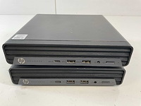 Hp prodesk 400 g6, core(tm) i5 10th gen, 8 gb ram, 256 gb nvme mini desktops (2x) - afbeelding 1 van  5